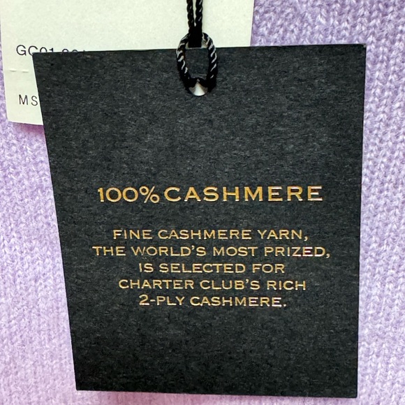 100% Cashmere Small V-neck sweater - Picture 3 of 4